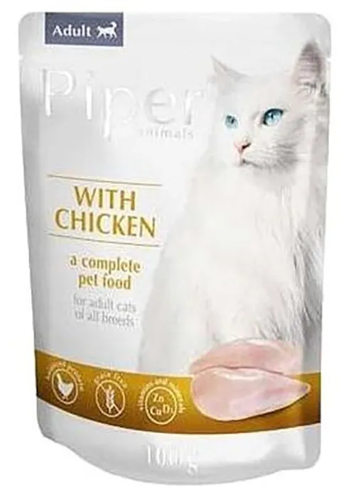 Hauptproduktbild PIPER CAT kapsička pro kočky, kuřecí 100g