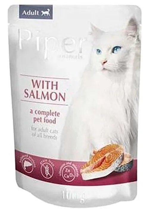 Hauptproduktbild PIPER CAT kapsička pro kočky, s lososem 100g