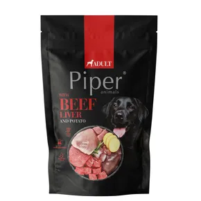 PIPER mit Rinderleber und Kartoffeln, Beutel für Hunde 500g