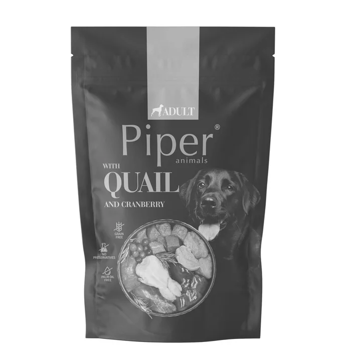Hauptproduktbild PIPER s křepelkou, kapsička pro psy 500g