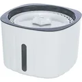 Weiteres Produktbild Trinker / Brunnen FLOWER, 2 l/18,5 × 13 × 18,5 cm, Kunststoff, weiß/grau