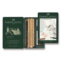 Graphitstift Faber-Castell 112975 Pitt Monochrome Set mit 12 Stück