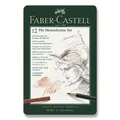 Graphitstift Faber-Castell 112975 Pitt Monochrome Set mit 12 Stück