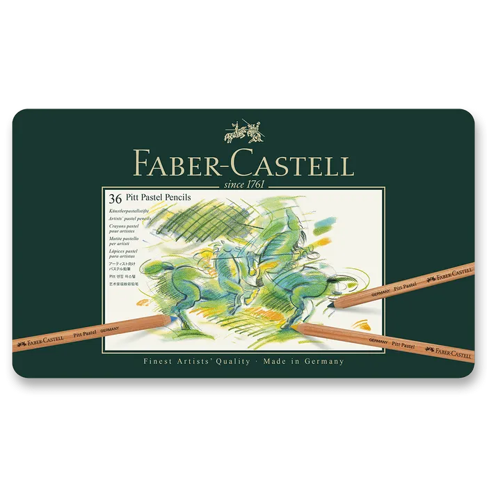 Hauptproduktbild Pitt Pastell umělecká pastelka, plech.krabička 36ks Faber Castell 112136