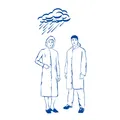 Weiteres Produktbild Besucherkittel / Regenmantel (LDPE) mit Kapuze [10 St.]