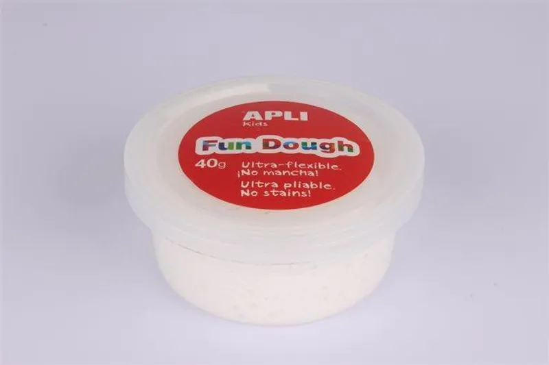 Hauptproduktbild Plastelína, 40 g, APLI, "Fun Dough", bílá