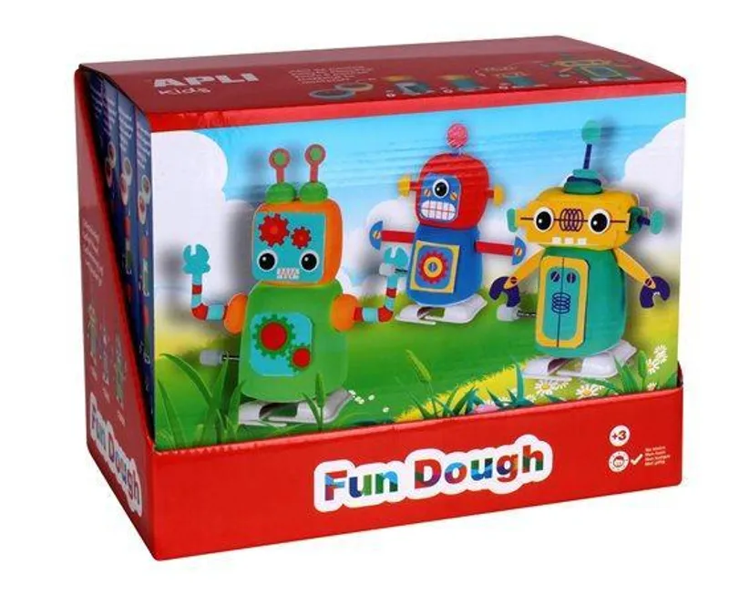 Hauptproduktbild Plastelína, APLI, "Fun Dough", displej, chodící roboti