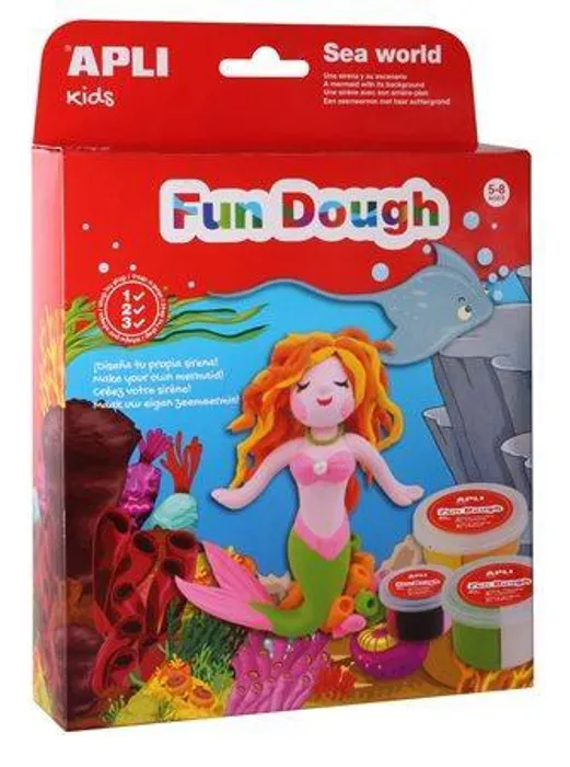Hauptproduktbild Plastelína, APLI, "Fun Dough", vodní svět