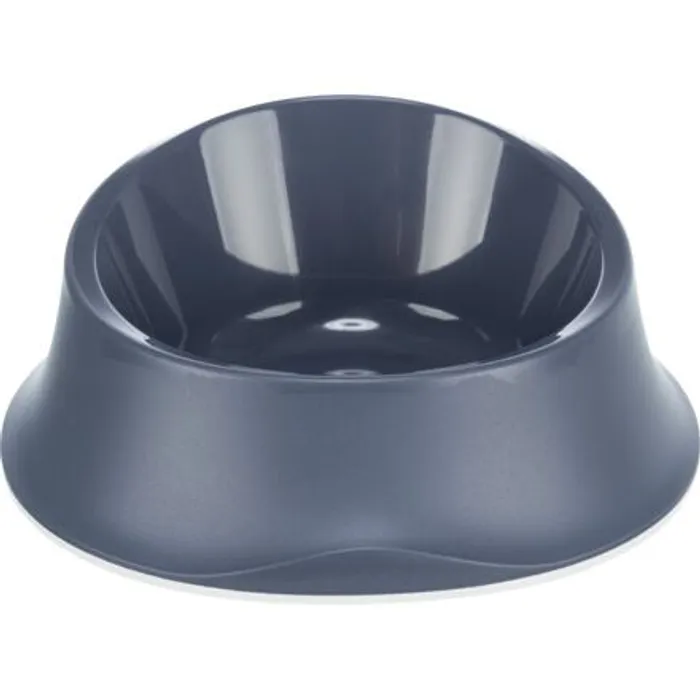 Hauptproduktbild Plastová miska proti vyhazování potravy, gumový kroužek,  0.65 l/o 22 cm, modrá - DOPRODEJ