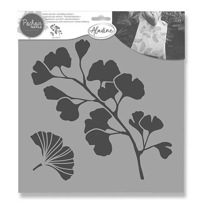 Hauptproduktbild Plastová šablona AladinE - Ginkgo biloba 28 x 28 cm