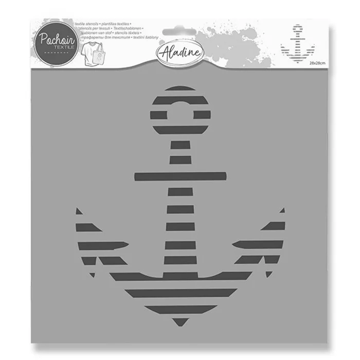 Hauptproduktbild Plastová šablona AladinE - Kotva 28 x 28 cm