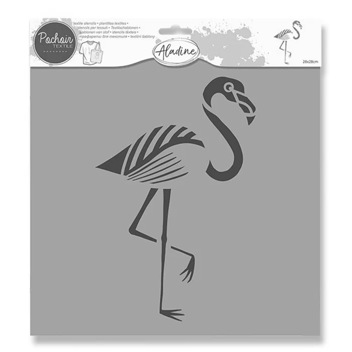 Hauptproduktbild Plastová šablona AladinE - Plameňák 28 x 28 cm