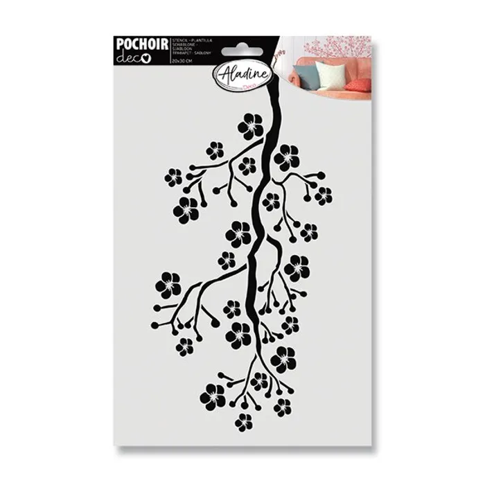 Hauptproduktbild Plastová šablona AladinE - Sakura 20 x 30 cm