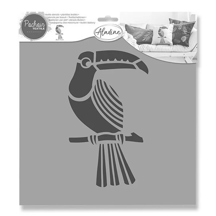 Hauptproduktbild Plastová šablona AladinE - Tukan 28 x 28 cm