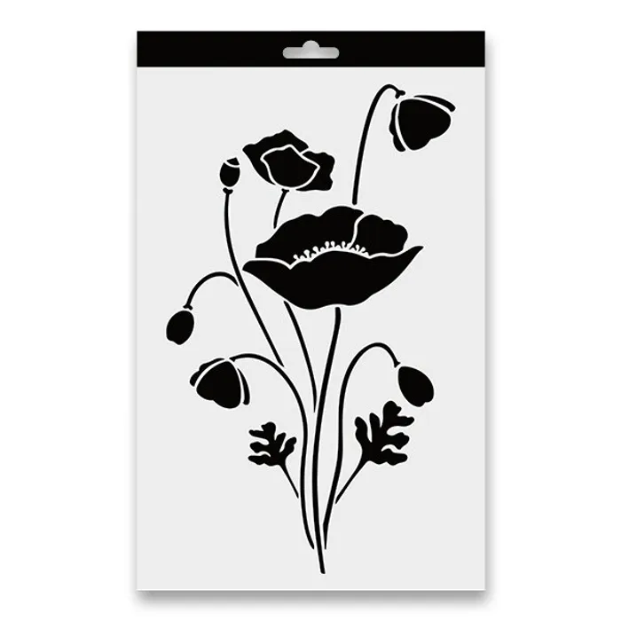 Hauptproduktbild Plastová šablona Aladine - Vlčí mák 20 x 30 cm