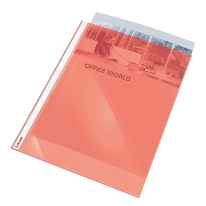Hauptproduktbild Plastové kapsy Esselte Standard A4, GC, 55 mic, sáček 10, červená