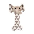Canvas-Knochen mit Elefantenkopf, mit Sound, 24 cm, creme/grau, HipHop