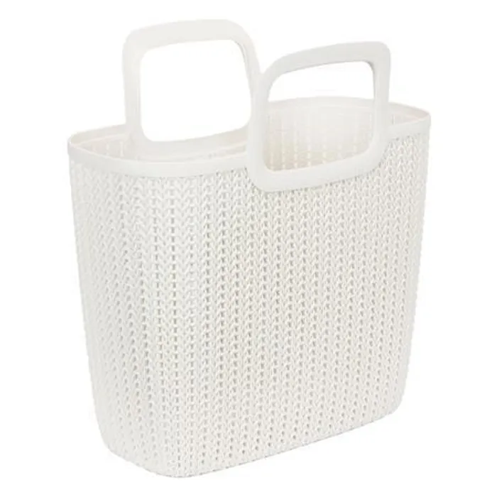 Hauptproduktbild Pletená taška Knit, krémová, 25 l, plast, CURVER