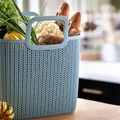 Knit-Tasche, hellblau, 25 l, Kunststoff, CURVER