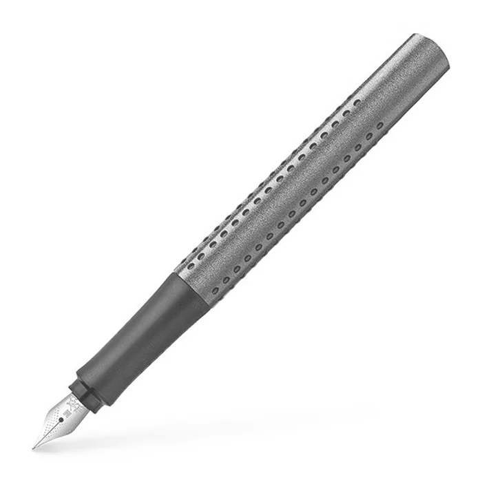 Hauptproduktbild Plnicí pero Faber-Castell Grip Edition výběr barev, hrot M stříbrná