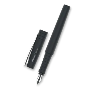 Faber-Castell Füllfederhalter Poly Pen F, Schwarz