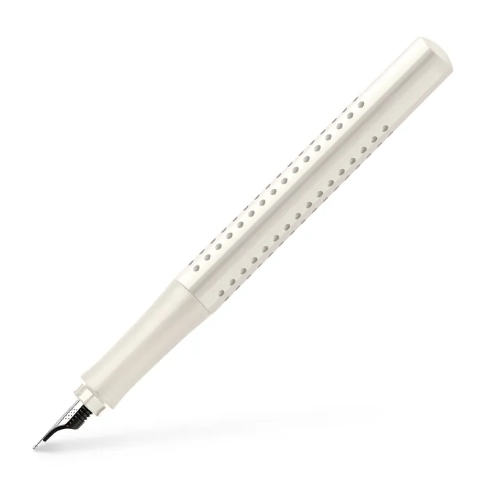 Hauptproduktbild Plnicí pero Grip 2010, F, kokosová bílá Faber-Castell 140822