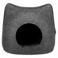 Weiteres Produktbild Filzhöhle KATZE 38 x 35 x 37 cm dunkelgrau