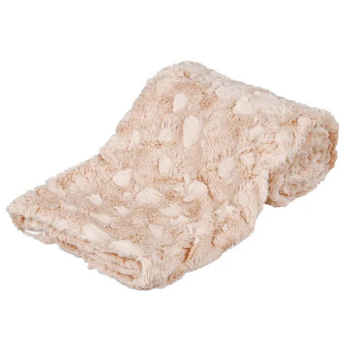 Hauptproduktbild Plyšová deka COSY, béžová 150 x 100 cm