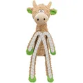 Plüschkuh mit Innenseil, 50 cm, Plüsch/Seil