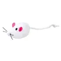Weiteres Produktbild Plüschmaus mit Glöckchen, 5 cm (2 Stück), weiß/grau