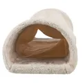Weiteres Produktbild Plüschtunnel für Nagetiere 27 × 21 × 80 cm, 2 verstärkte Ausgänge, beige