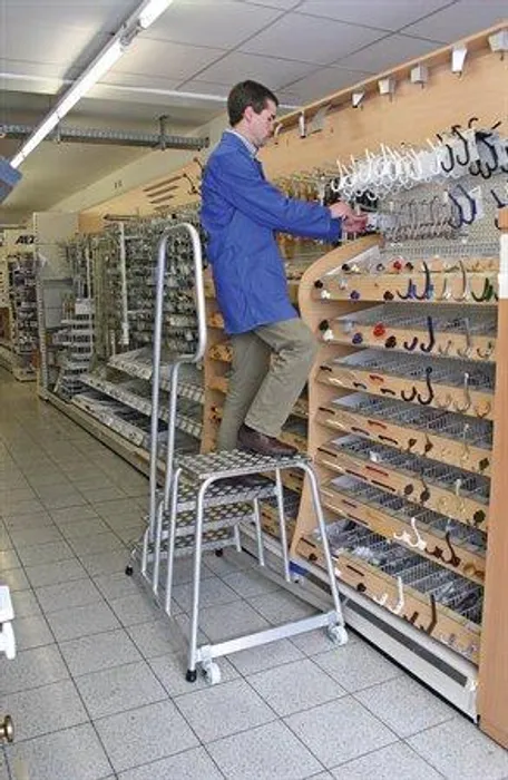 Hauptproduktbild Podesta, hliníková, 4 schody, KRAUSE "Step Top"