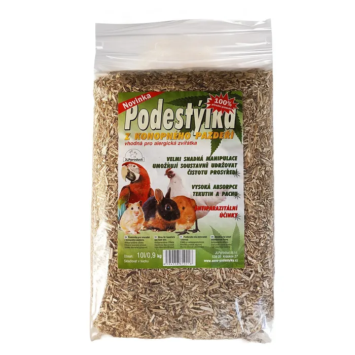 Hauptproduktbild Podestýlka z konopného pazdeří 10 l