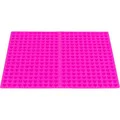 Weiteres Produktbild Backmatte HERZ, 38 x 28 cm, Silikon, rosa