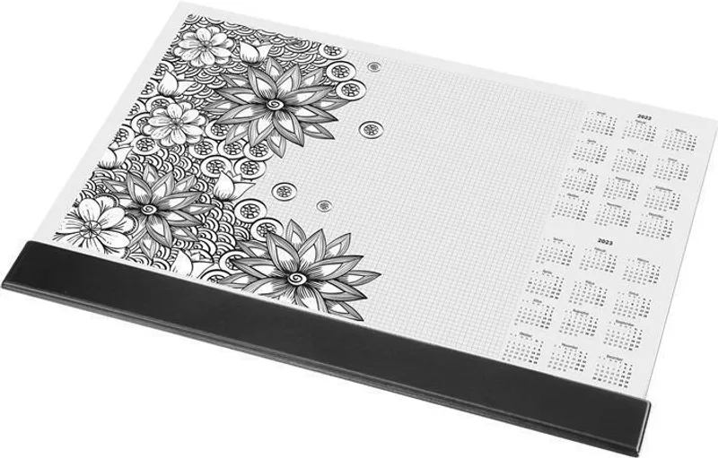 Hauptproduktbild Podložka na stůl "Flowers", A3, 410x286 mm, s omalovánkou, PANTA PLAST