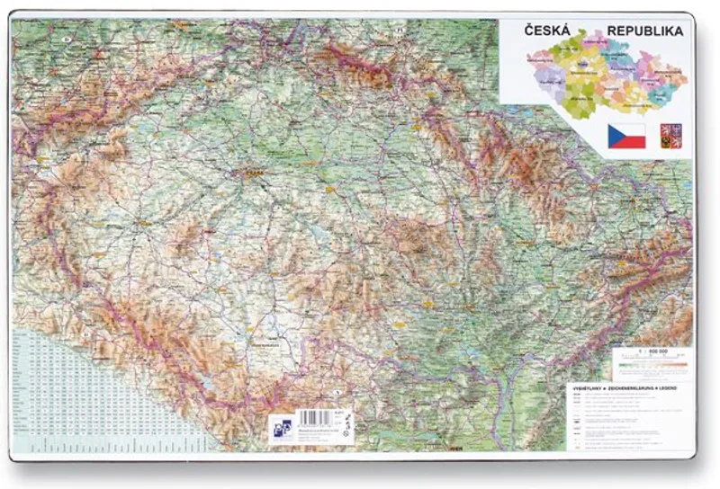 Hauptproduktbild Podložka na stůl - Mapa České republiky 60 x 40 cm