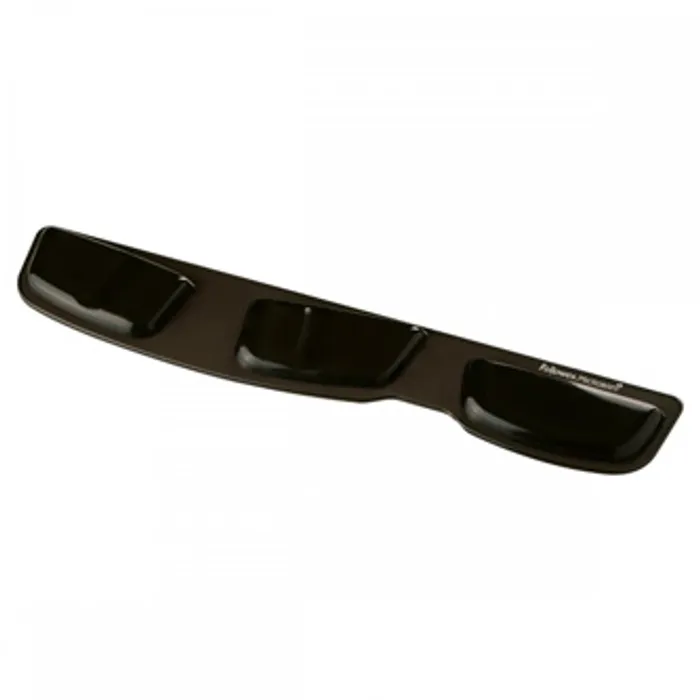 Hauptproduktbild Podložka pod klávesnici Fellowes Health-V Crystal, ergonomická, gelová, černá, 46.6x8.6 c