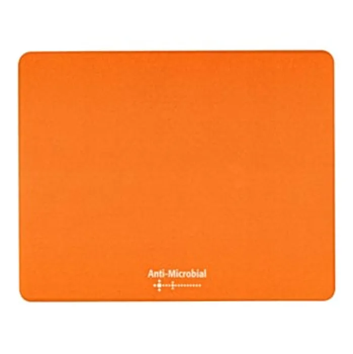 Hauptproduktbild Podložka pod myš, Polyprolylen, oranžová, 24x19cm, 0.4mm, Logo, antimikrobiální