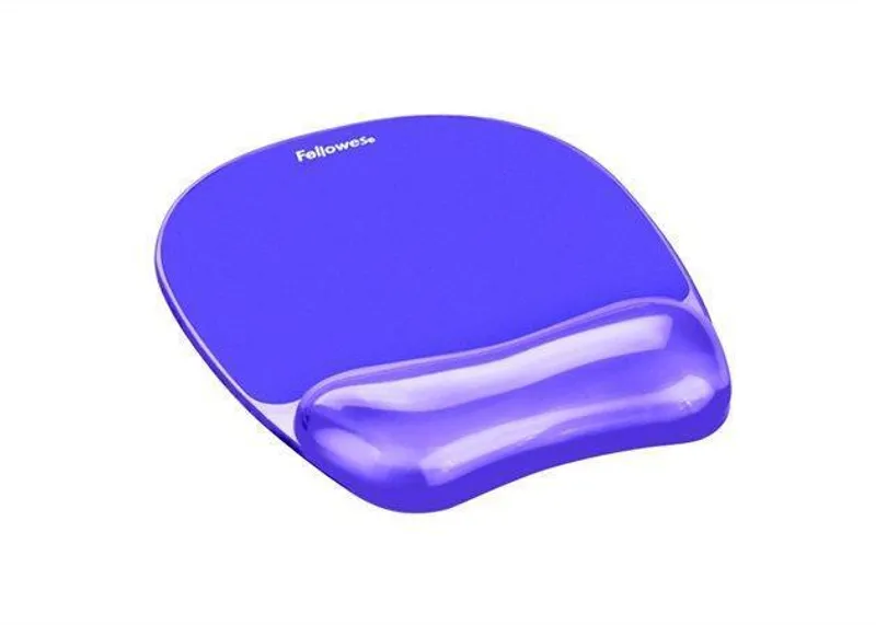 Hauptproduktbild Podložka pod myš s gelovou opěrkou zápěstí, FELLOWES "Crystals Gel", fialová