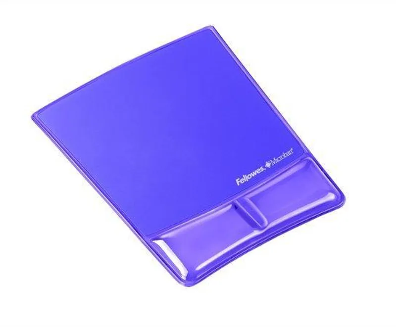 Hauptproduktbild Podložka pod myš s opěrkou zápěstí, FELLOWES "Crystals", fialová