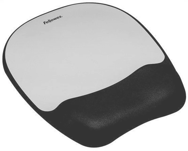 Hauptproduktbild Podložka pod myš "Memory Foam",  šedá, s pěnovou opěrkou zápěstí, FELLOWES