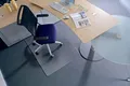 Podložka pod židli, na koberce, tvar E, 150x120 cm, RS OFFICE "Roll-o-Grip"