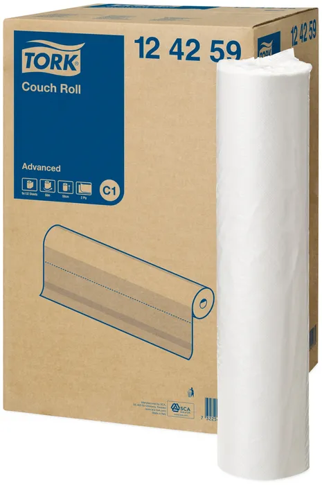 Hauptproduktbild Podložky na vyšetřovací lůžka TORK Advanced šíře 59cm, 2 vrstvy, C1 [9 ks]