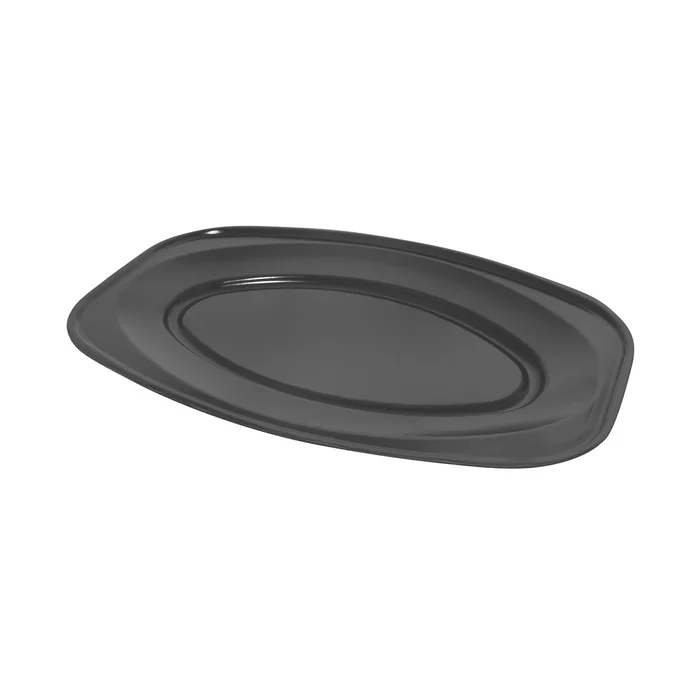 Hauptproduktbild Podnos oválný černý 55 x 36 cm (EPS) [10 ks] - pěnový