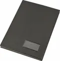 Unterschriftenbuch, schwarz, Kunstleder, A4, 20 Blatt, Karton, VICTORIA