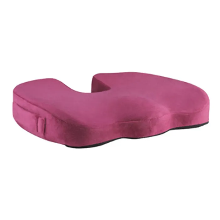 Hauptproduktbild Podsedák, pod hýždě, ergonomický, vínově červený, paměťová pěna, Powerton
