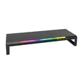 Weiteres Produktbild Podstavec pod monitor, DZ-01, 4x USB Hub 2.0, černý, plast, 20 kg nosnost, Marvo, Rainbow