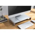 Weiteres Produktbild Bodenständer unter Monitor, silbern, Aluminium, 10 kg Gewicht, Powerton