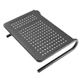 Weiteres Produktbild Bodenständer unter Monitor, schwarz, 20 kg Gewicht, Powerton, ergo