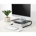 Bodenständer unter Monitor, schwarz, 20 kg Gewicht, Powerton, ergo